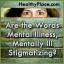 Ali so besede duševna bolezen, duševno bolne stigmatiziranje?