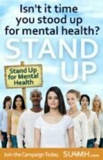 Pridobite gumbe Stand Up for Mental Health za spletno mesto, blog, družabni profil
