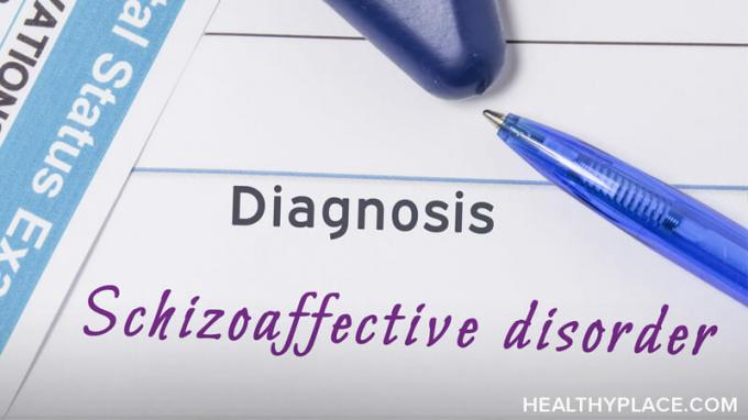 Shizoafektivna motnja je psihotična motnja. Naučite se meril DSM-5 za shizoafektivno motnjo in kako se razlikuje od shizofrenije in motenj razpoloženja na HealthyPlace.com.