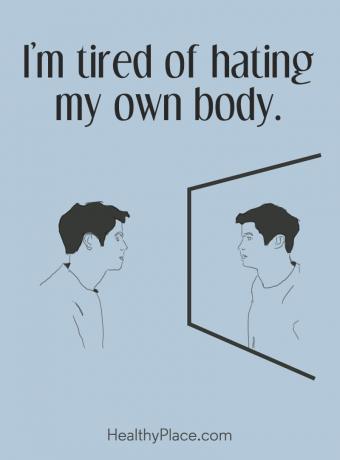Citiram o motnjah hranjenja - naveličal sem se sovražiti svoje telo.