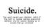 Samomor in stihija samomora