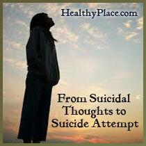 Od samomorilskih misli do poskusa samomora
